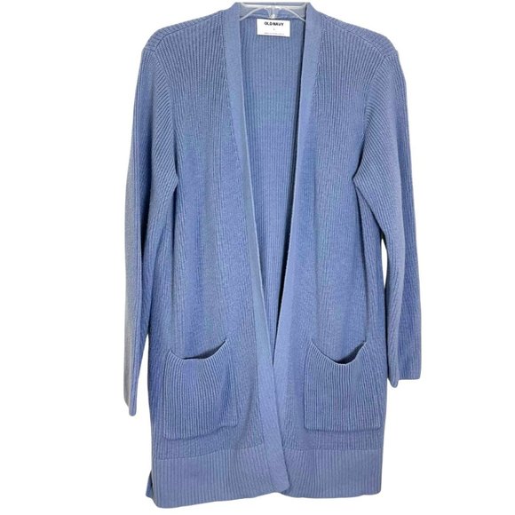 Old Navy Sweaters - Old Navy Open Front Cardigan Sweater with Pockets Light Blue NWOT Size L